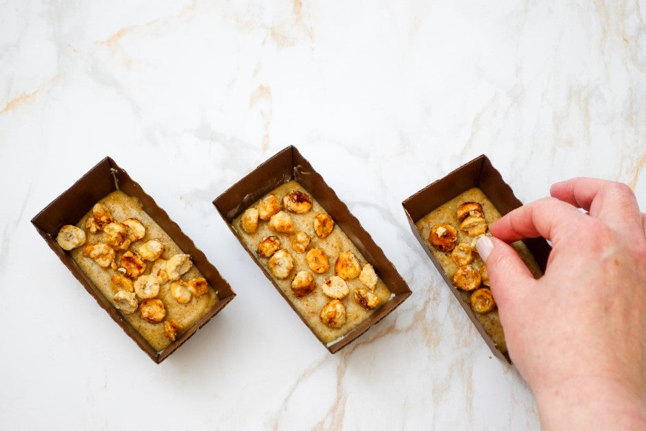 Financiers à la noisette et noisettes caramélisées - Kit pâtisserie pour enfant follement noisette