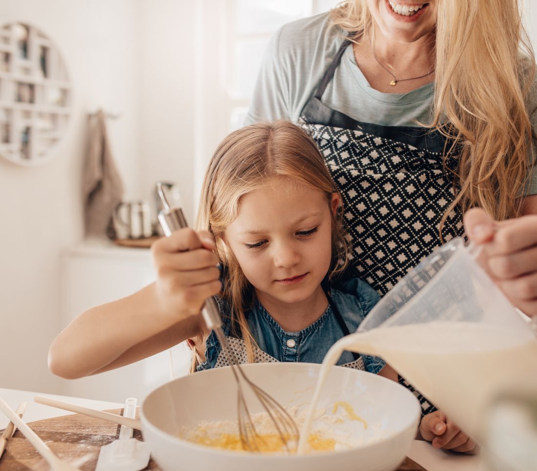 Moment pâtisserie avec son enfant